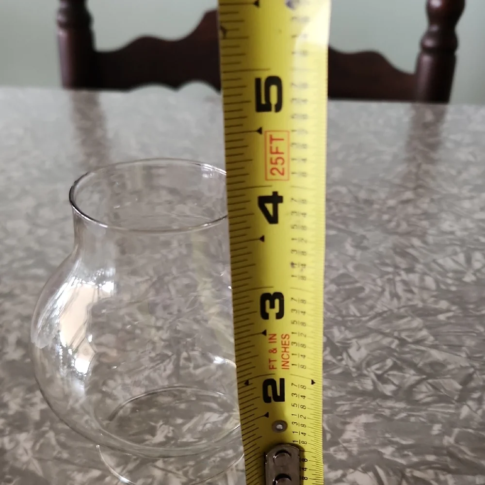 Elegant Clear Glass Globe